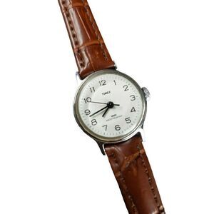 Timex Women's Silver Tone Stainless Steel Water Resistant Ladies Watch